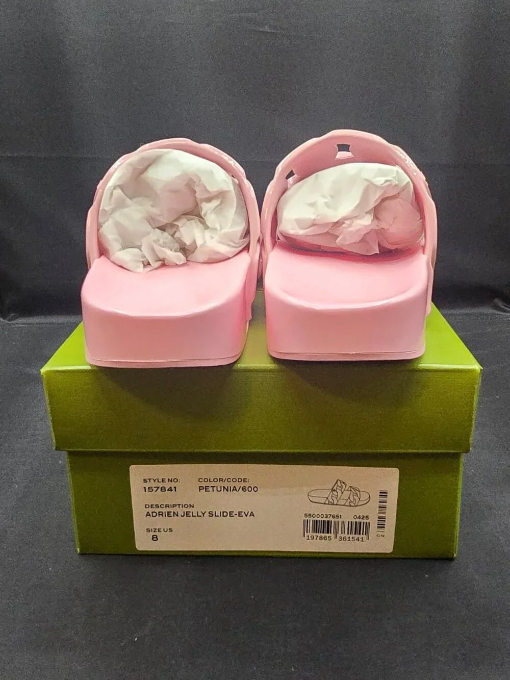Tory Burch Adrien Jelly Slide Petunia Pink 8